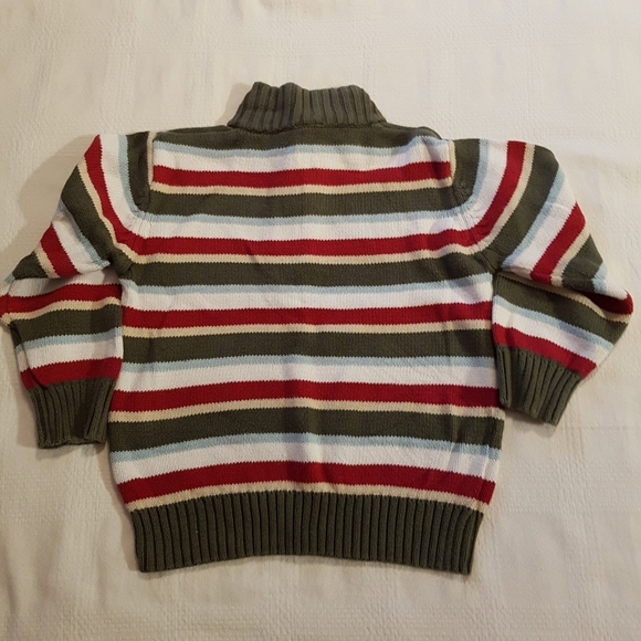 Gymboree boys size 3-4 striped sweater - Picture 2 of 4